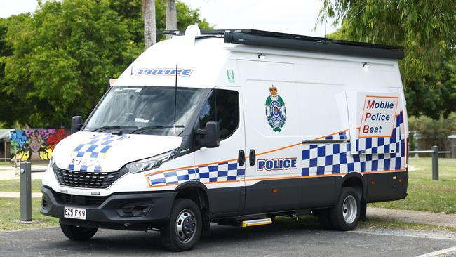 On Tuesday Cairns police took delivery of their first Mobile Police Beat, a mobile office van which is suitable to conduct almost all police duties. Picture: Brendan Radke