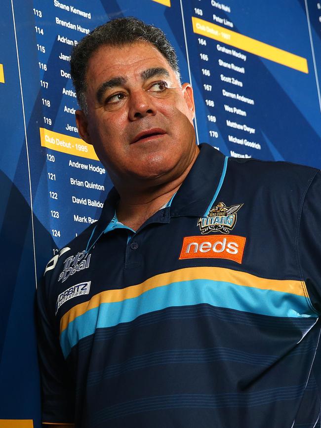 Mal Meninga met with the Walker brothers. Picture: Adam Head