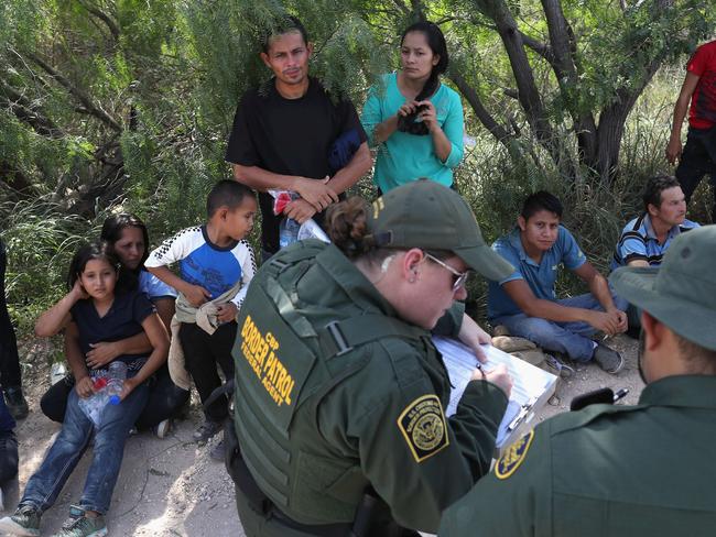 Nearly 2000 children were separated from their parents at the US-Mexico border across a six week period. Picture: AFP