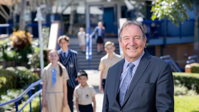 Long-serving All Saints Anglican School headmaster Patrick Wallas says the time is right. Picture: Supplied