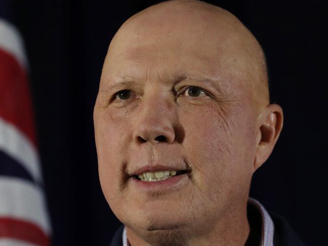 Federal Election 2022 seat of Dickson. Defence Minister and Federal Liberal member for Dickson, Peter Dutton arrives at his party in Brendale.  Picture: Zak Simmonds