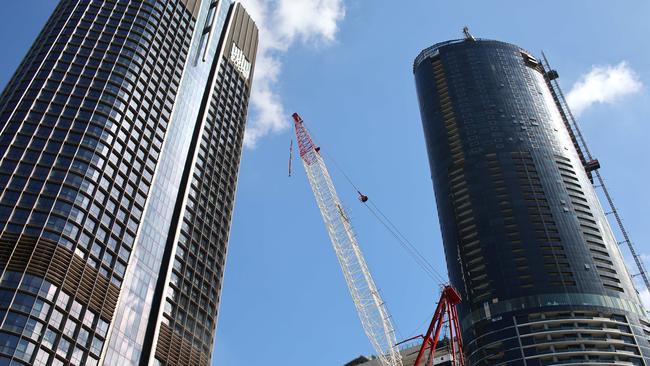 Generic picture of cranes working on construction sites in Brisbane 24th August 2024 Picture David Clark