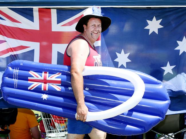 David Lawrence enjoying the Australia Day celebrations at The Entrance last year. Picture: Peter Clark