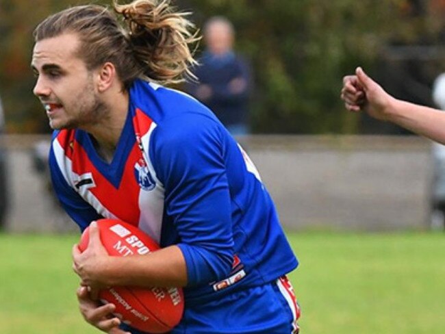 Andrew Vines during his time with Onkaparinga Valley. Picture: Onkaparinga Valley Football Club