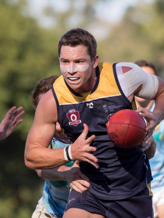 Bond University QFA Division 2 South player Steven Mahoney. Picture: Supplied.