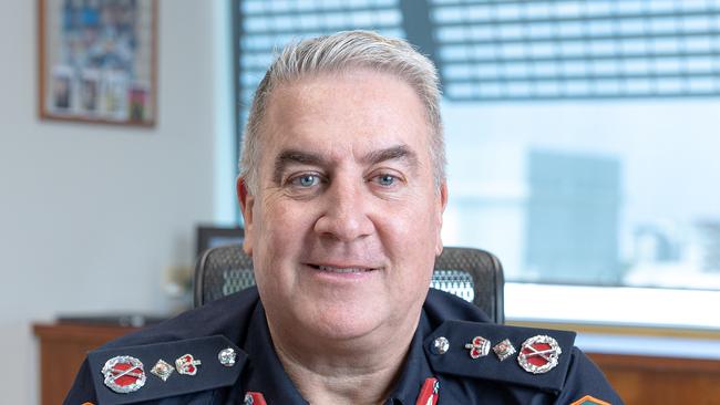 Michael Murphy at his desk in Darwin.