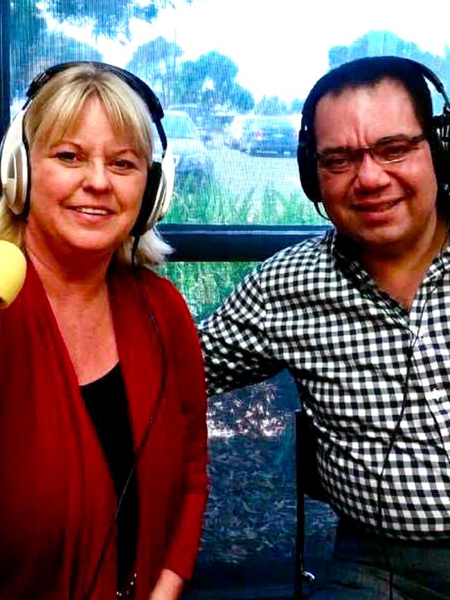 Mr Aziz with ex-Casey mayor Amanda Stapledon.