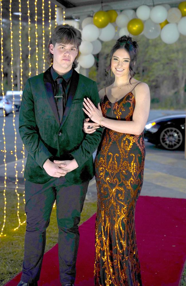 Students at the Coolum State High School formal 2023. Picture: contributed