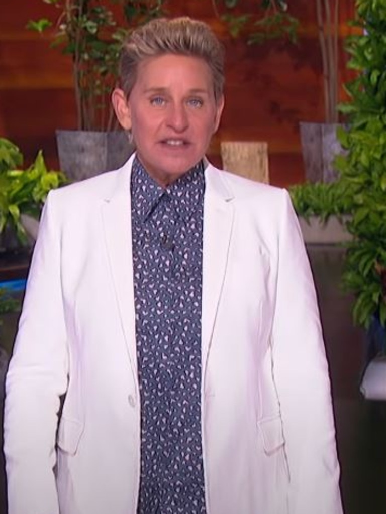 Ellen debuts a new ’do.