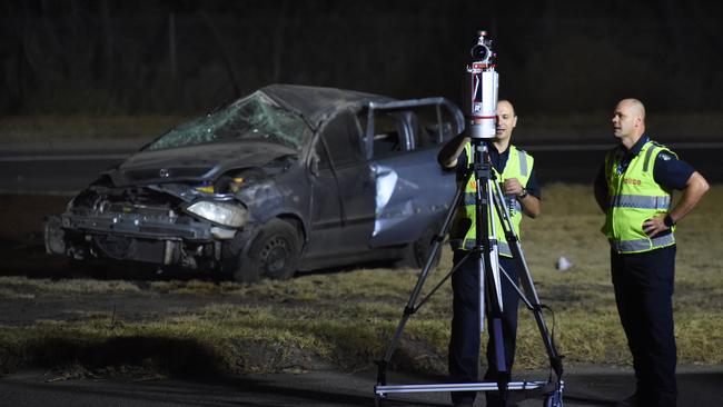 Paramedics treated both girls but one died at the scene. Picture: Tony Gough