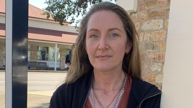 Elaine Revi-Peart outside Mount Barker District Court at an earlier appearance Picture: Lydia Kellner