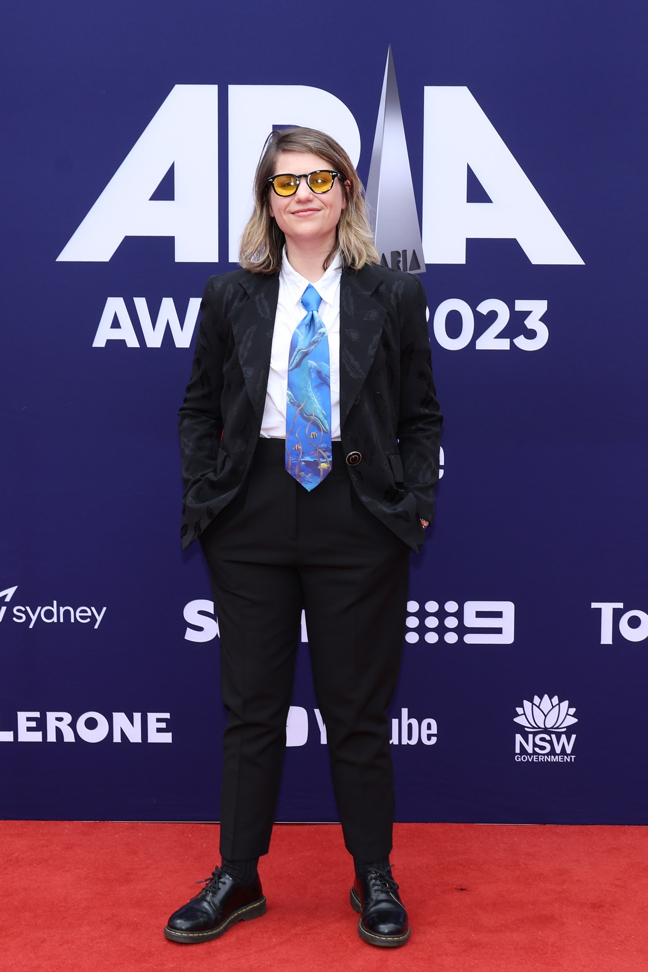 <p>Alex Lahey attends the 2023 ARIA Awards.</p>