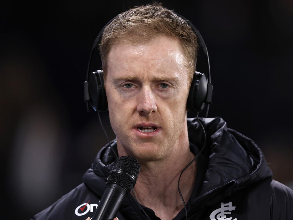 Carlton assistant coach Ashley Hansen will not make the move to the Eagles. (Photo by Darrian Traynor/Getty Images)