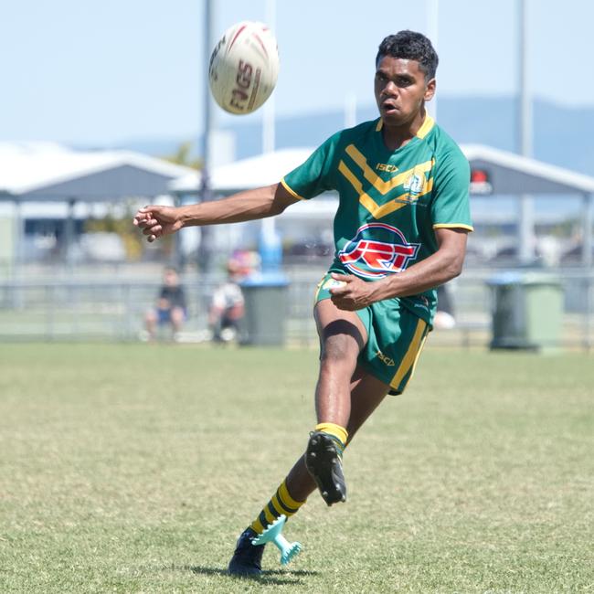 Ignatius Park College and Kirwan State High School teams take on St Brendanâ€™s College Yeppoon teams in Queensland state rugby league semi finals at Mackay on Wednesday, August 24, 2022.