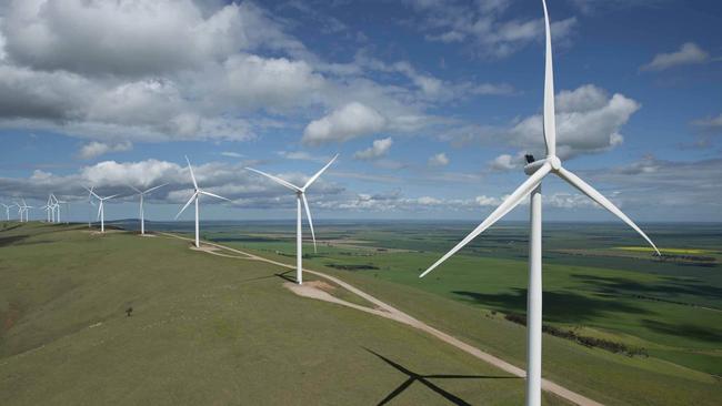 The Snowtown II wind farm.