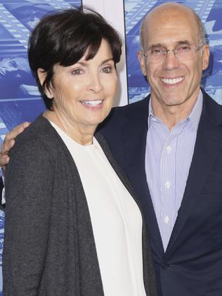 Jeffrey Katzenberg and his wife Marilyn Katzenberg.  Picture:  AP