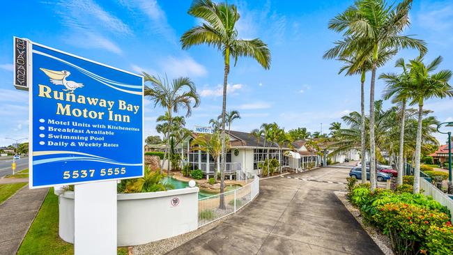 The Runaway Bay Motor Inn is for sale for the first time in more than 30 years. Picture: Supplied by CBRE