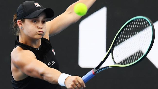 Barty has already found top form ahead of the Australian Open, winning the Adelaide International. Picture: Getty Images