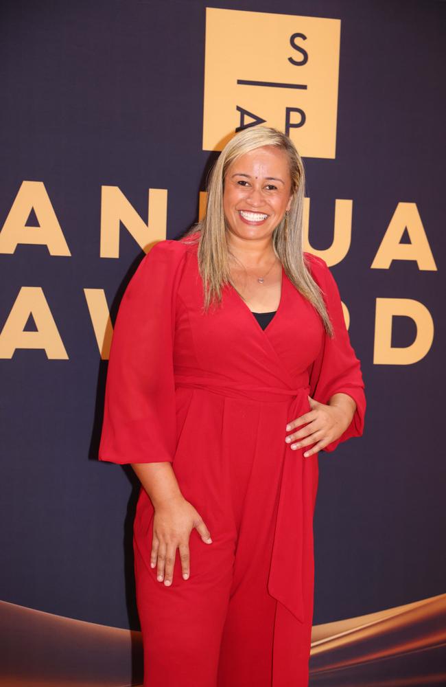 Shonee Samia at the Screen Forever SPA Awards at The Star Gold Coast for Gold Coast at Large. Picture, Portia Large.