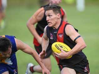 TOP SCORE: Bundaberg sides had a day to forget, with Bombers' Travis Mills kicking eight against ATW. Picture: Cody Fox