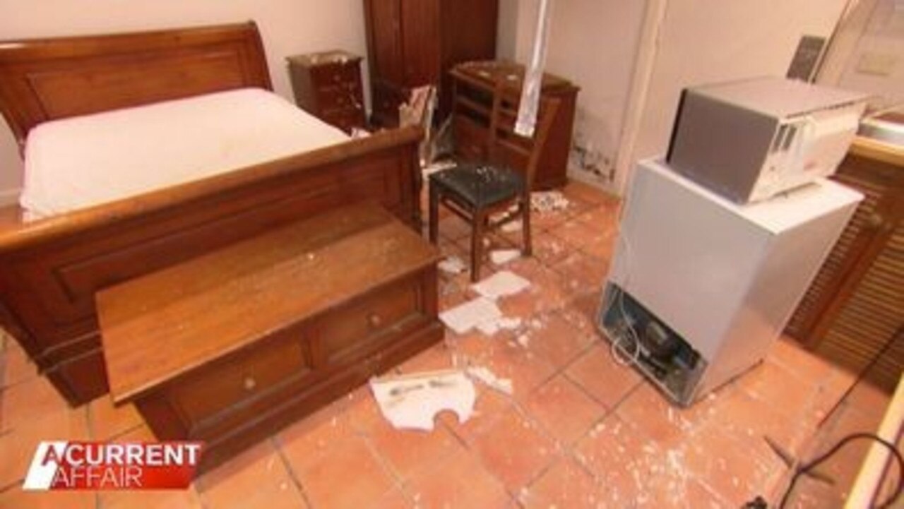 The conditions were nothing like what was advertised on the hotel’s website, one visitor claimed. Picture: A Current Affair/Channel 9