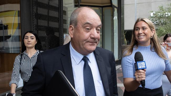 Former NSW Liberal MP Daryl Maguire outside the Downing Centre. Picture: NCA NewsWire / Brendan Read