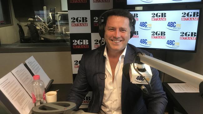 Karl Stefanovic filled in for Ben Fordham on 2GB Radio during his absence from Today. Picture: Supplied