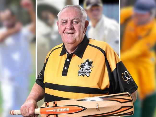 Caloundra Cricket Club life member Mick Davis. Picture: Patrick Woods.