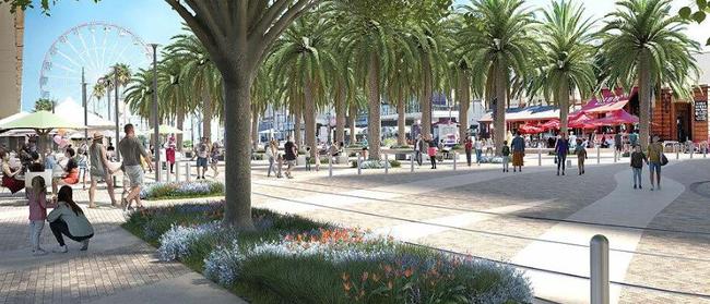 Artist impressions of the $40m Jetty Rd redevelopment at Glenelg. Picture: Supplied