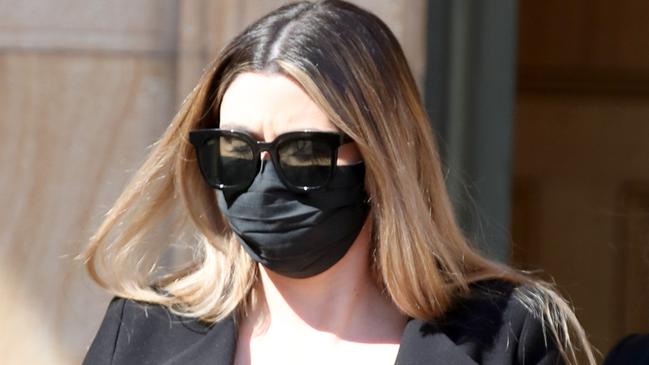 Lauren Willgoose outside the Adelaide Magistrates Court. Picture: NCA NewsWire / Kelly Barnes