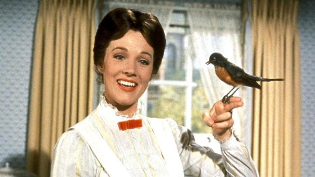 Julie Andrews as the ultimate nanny, Mary Poppins.