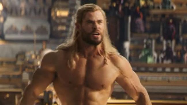 Hemsworth in Marvel’s THOR: LOVE AND THUNDER.