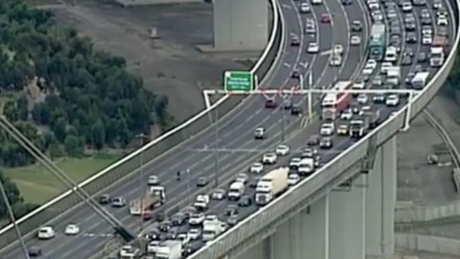 Melbourne residents fled the city on Friday as they celebrated the first weekend without the 'ring of steel' keeping them out of regional Victoria. Picture: Channel 7