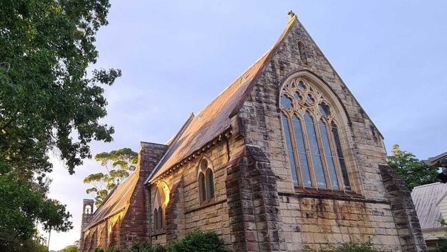 All Saints Anglican Church at Hunters Hill is the flight path.