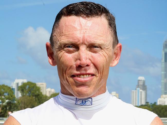 Horse racing on the Gold Coast. Jockey Chris Munce. Pic Jono Searle.