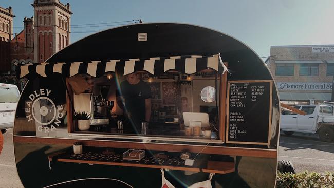 Headley Grange set up outside Floret on Woodlark St, Lismore. Photos supplied.