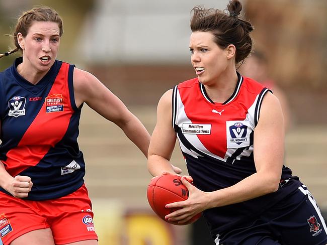 VFL women's footy: Darebin V Diamond Creek. No 30 Elise O'Dea for Darebin. Picture: David Smith