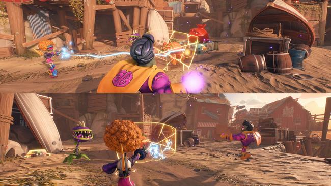 Plants vs Zombies features split-screen multiplayer.