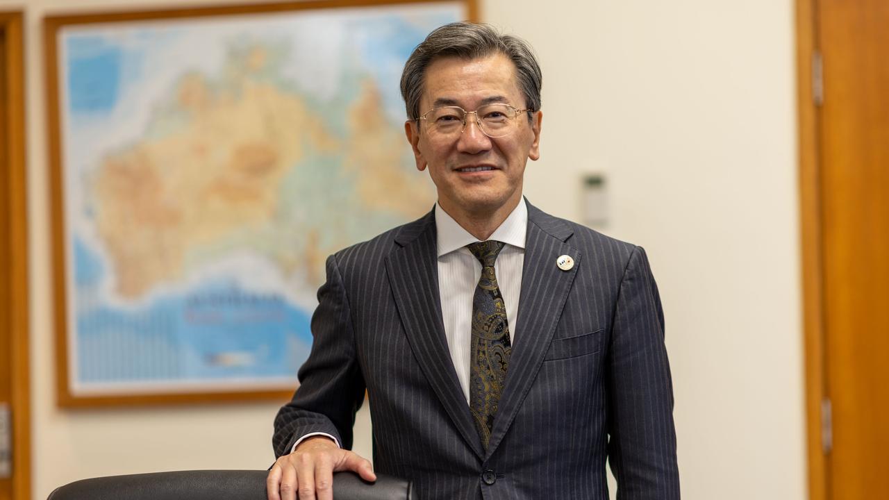 Outgoing Japanese Ambassador Shingo Yamagami. Picture: NCA NewsWire / Gary Ramage