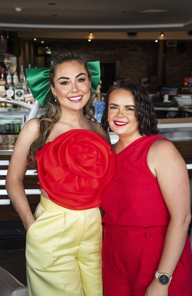 Cat Ardi (left) and Amanda Gray at Fitzy's Melbourne Cup Party, Tuesday, November 5, 2024. Picture: Kevin Farmer