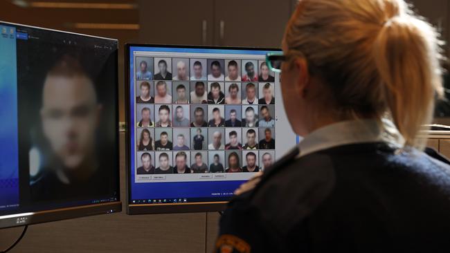 The Facial Recognition Unit was formed three years ago and has worked in near-secrecy since. Picture: Tim Hunter