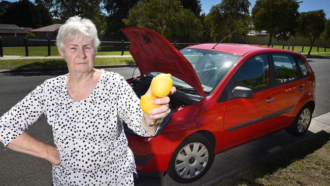 Sue Meadows hasn't been able to get a refund or repairs on her dodgy Ford. Picture: Nicki Connolly