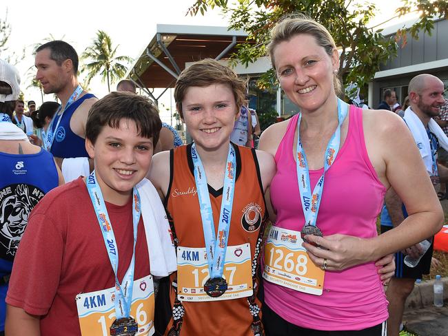 City2Surf 2017. Paulo De Jesus Augusto, 12, Coconut Grove -- 4km Luis De Jesus Augusto, 14, Coconut Grove - 4km Kylie De Jesus Augusto, 39, Coconut Grove - 4km. PICTURE: Patrina Malone