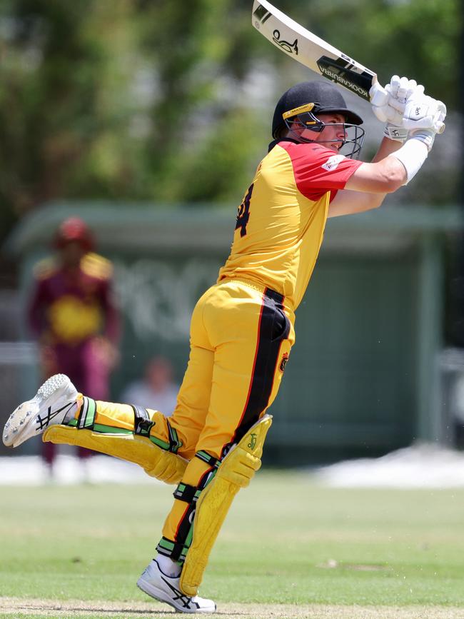 Premier: Marcus Harris in form for St Kilda. Picture: Georg Sal