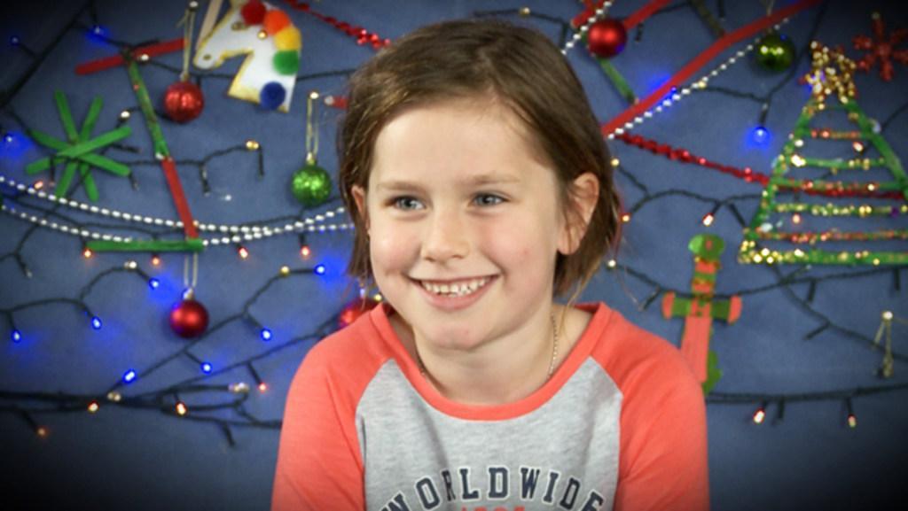 Christmas cuteness as kids have their say...