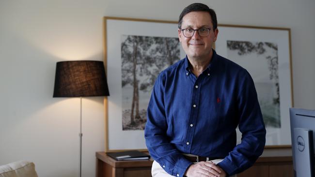 BHP chief external affairs officer Geoff Healy at home in Sydney. Picture: Nikki Short