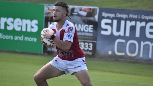 Meninga Cup semi-final action between the Redcliffe Dolphins and Wynnum-Manly Seagulls. Saturday April 15, 2023.