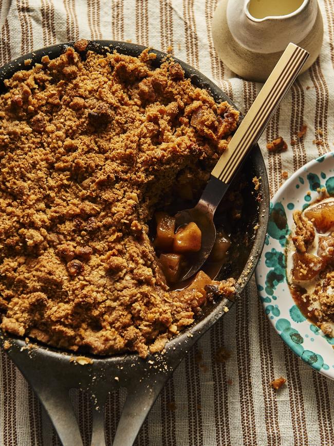 Sweet and hearty, this crumble is a sweet treat