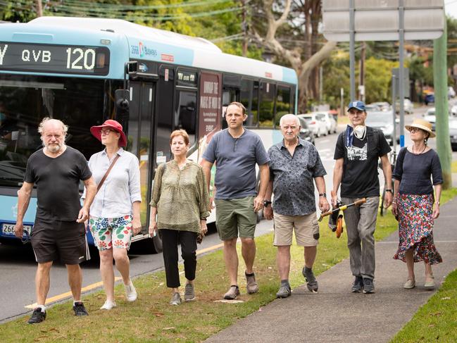 Willoughby locals are fed up with cancelled or full buses. Picture: Julian Andrews