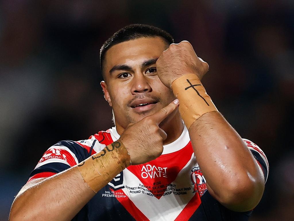 Debutant Xavier Va'a. Picture: Darrian Traynor/Getty Images